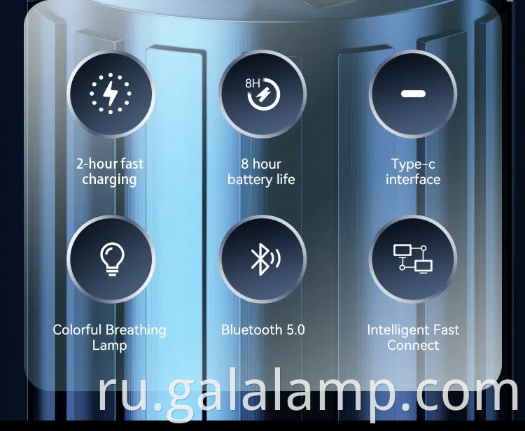 Интеллектуальная беспроводная динамика Bluetooth, красочный дыхательный свет, портативный интеллектуальный